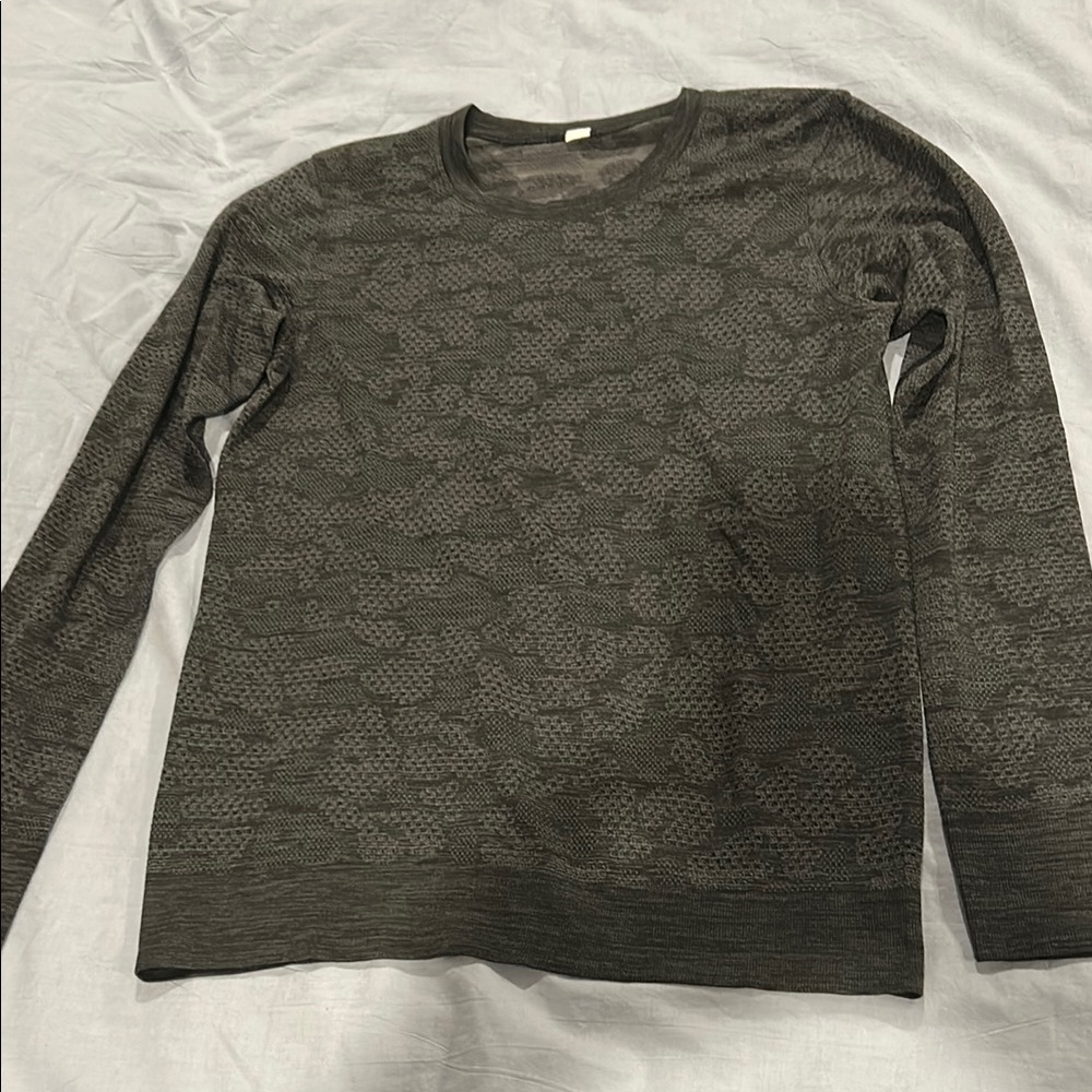 Dark Gray Patterned Lulu lemon Sweater